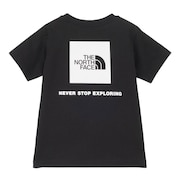 (キッズ)トドラー ショートスリーブ バックスクエアロゴ 半袖Tシャツ NTT32538 K