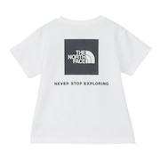 (キッズ)トドラー ショートスリーブ バックスクエアロゴ 半袖Tシャツ NTT32538 W