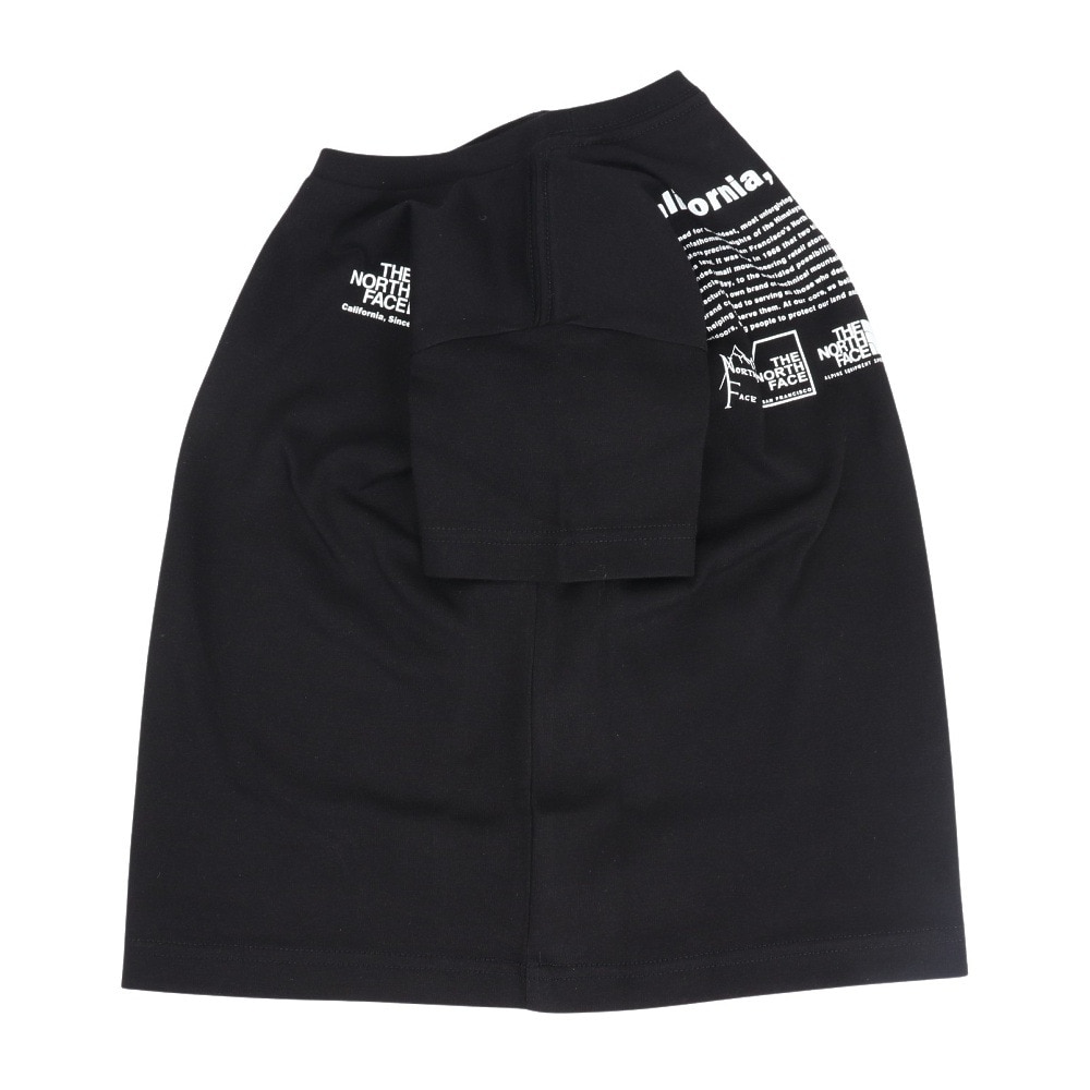 ザ・ノース・フェイス（THE NORTH FACE）（キッズ）ジュニア 半袖 ヒストリカルロゴTシャツ NTT32556 K