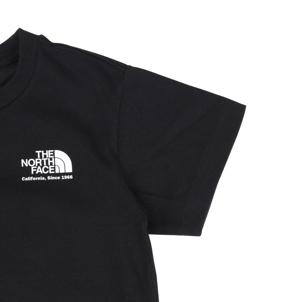 ザ・ノース・フェイス（THE NORTH FACE）（キッズ）ジュニア 半袖 ヒストリカルロゴTシャツ NTT32556 K