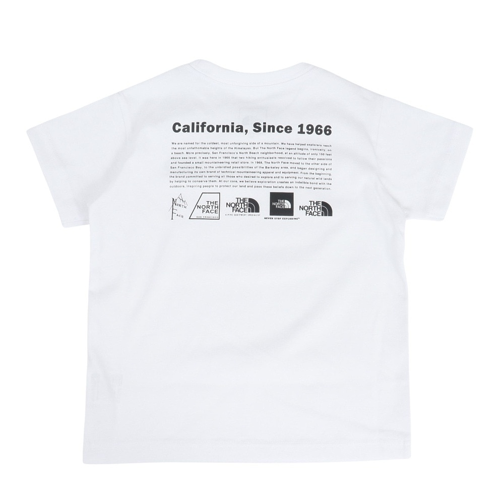 ザ・ノース・フェイス（THE NORTH FACE）（キッズ）ジュニア 半袖 ヒストリカルロゴTシャツ NTT32556 WW