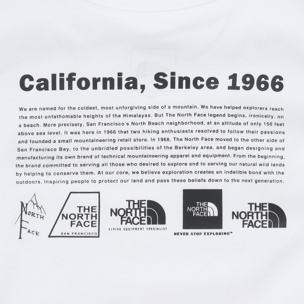 ザ・ノース・フェイス（THE NORTH FACE）（キッズ）ジュニア 半袖 ヒストリカルロゴTシャツ NTT32556 WW