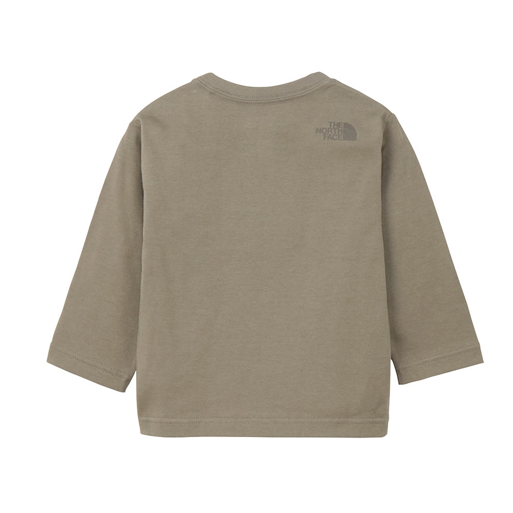 ザ・ノース・フェイス（THE NORTH FACE）（キッズ）ベビー ロングスリーブスモールスクエアロゴTシャツ NTB32357 MR
