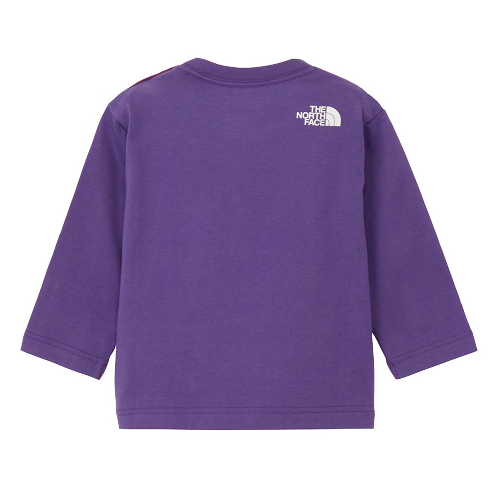 ザ・ノース・フェイス（THE NORTH FACE）（キッズ）ベビー ロングスリーブスモールスクエアロゴTシャツ NTB32357 TP