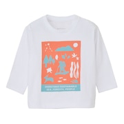(キッズ)ベビー ロングスリーブシレトコトコTシャツ NTB82530ST W