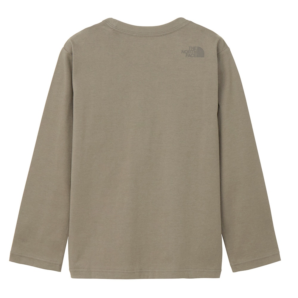 ザ・ノース・フェイス（THE NORTH FACE）（キッズ）キッズ ロングスリーブスモールスクエアロゴTシャツ NTJ32357 MR