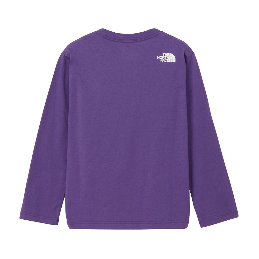 ザ・ノース・フェイス（THE NORTH FACE）（キッズ）キッズ ロングスリーブスモールスクエアロゴTシャツ NTJ32357 TP