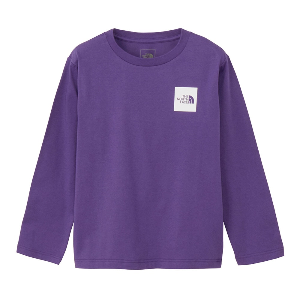 ザ・ノース・フェイス（THE NORTH FACE）（キッズ）キッズ ロングスリーブスモールスクエアロゴTシャツ NTJ32357 TP