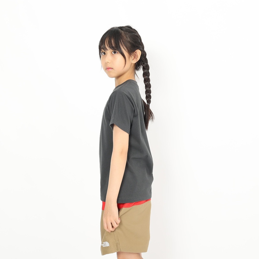 ザ・ノース・フェイス（THE NORTH FACE）（キッズ）ショートスリーブ スモールスクエアロゴ Tシャツ NTJ32358 AG