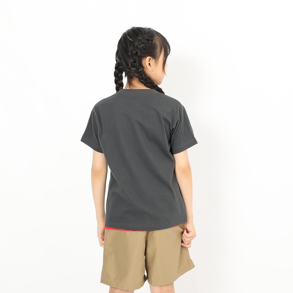 ザ・ノース・フェイス（THE NORTH FACE）（キッズ）ショートスリーブ スモールスクエアロゴ Tシャツ NTJ32358 AG