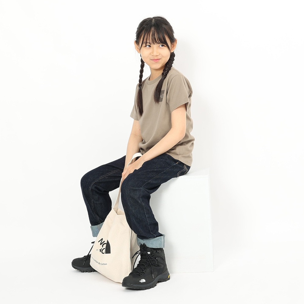 ザ・ノース・フェイス（THE NORTH FACE）（キッズ）ショートスリーブ スモールスクエアロゴ Tシャツ NTJ32358 MR