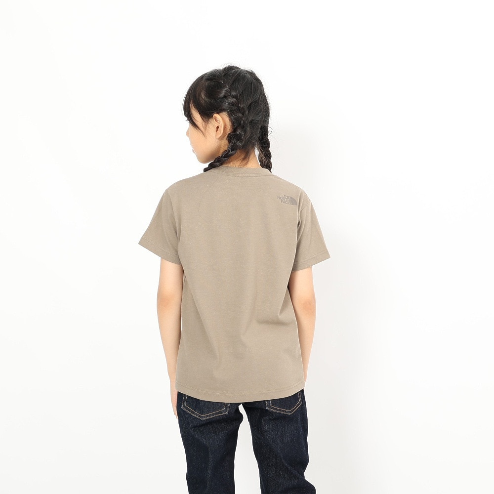 ザ・ノース・フェイス（THE NORTH FACE）（キッズ）ショートスリーブ スモールスクエアロゴ Tシャツ NTJ32358 MR