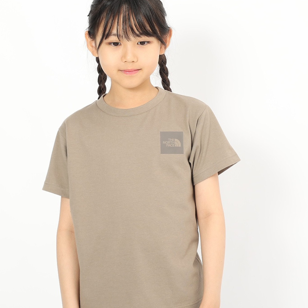 ザ・ノース・フェイス（THE NORTH FACE）（キッズ）ショートスリーブ スモールスクエアロゴ Tシャツ NTJ32358 MR