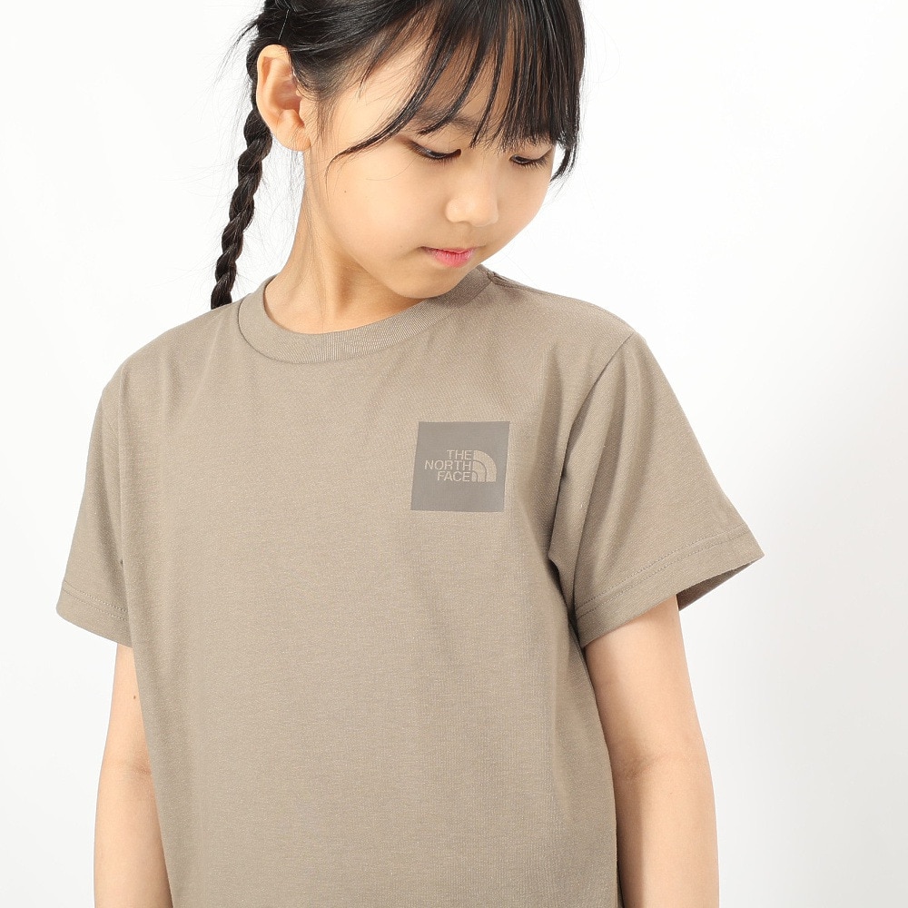 ザ・ノース・フェイス（THE NORTH FACE）（キッズ）ショートスリーブ スモールスクエアロゴ Tシャツ NTJ32358 MR