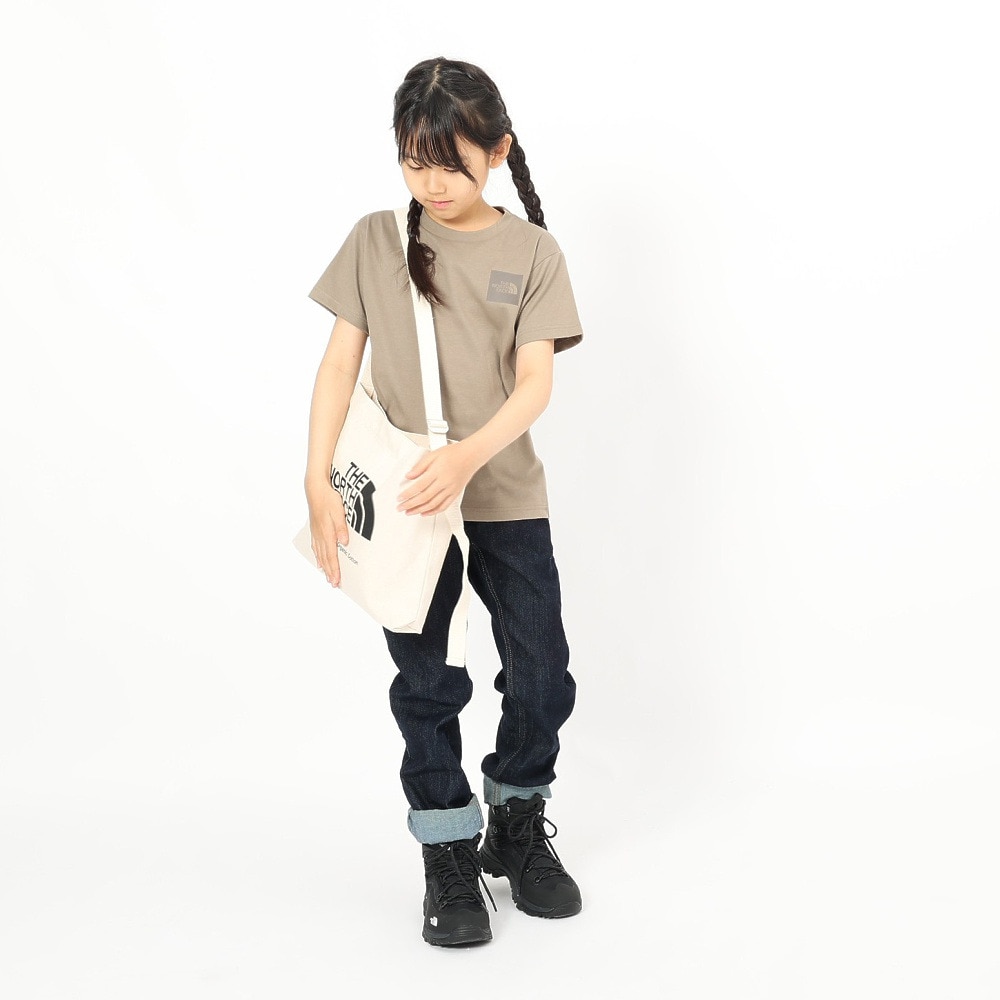 ザ・ノース・フェイス（THE NORTH FACE）（キッズ）ショートスリーブ スモールスクエアロゴ Tシャツ NTJ32358 MR