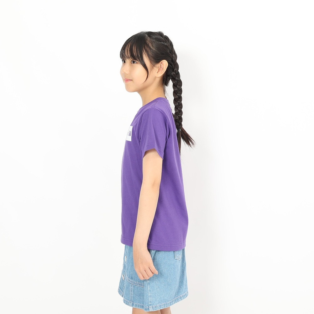 ザ・ノース・フェイス（THE NORTH FACE）（キッズ）ショートスリーブ スモールスクエアロゴ Tシャツ NTJ32358 TP