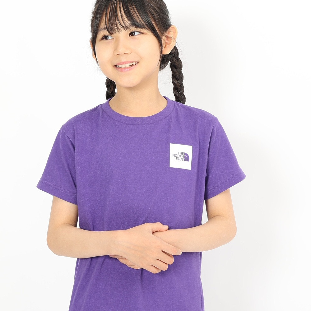 ザ・ノース・フェイス（THE NORTH FACE）（キッズ）ショートスリーブ スモールスクエアロゴ Tシャツ NTJ32358 TP
