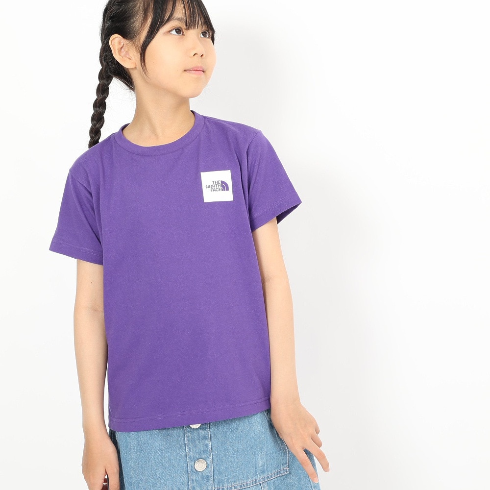 ザ・ノース・フェイス（THE NORTH FACE）（キッズ）ショートスリーブ スモールスクエアロゴ Tシャツ NTJ32358 TP