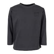 (キッズ)ジュニア 長袖 トドラー ロングスリーブ スモールスクエアロゴ Tシャツ NTT32531 AG UVカット