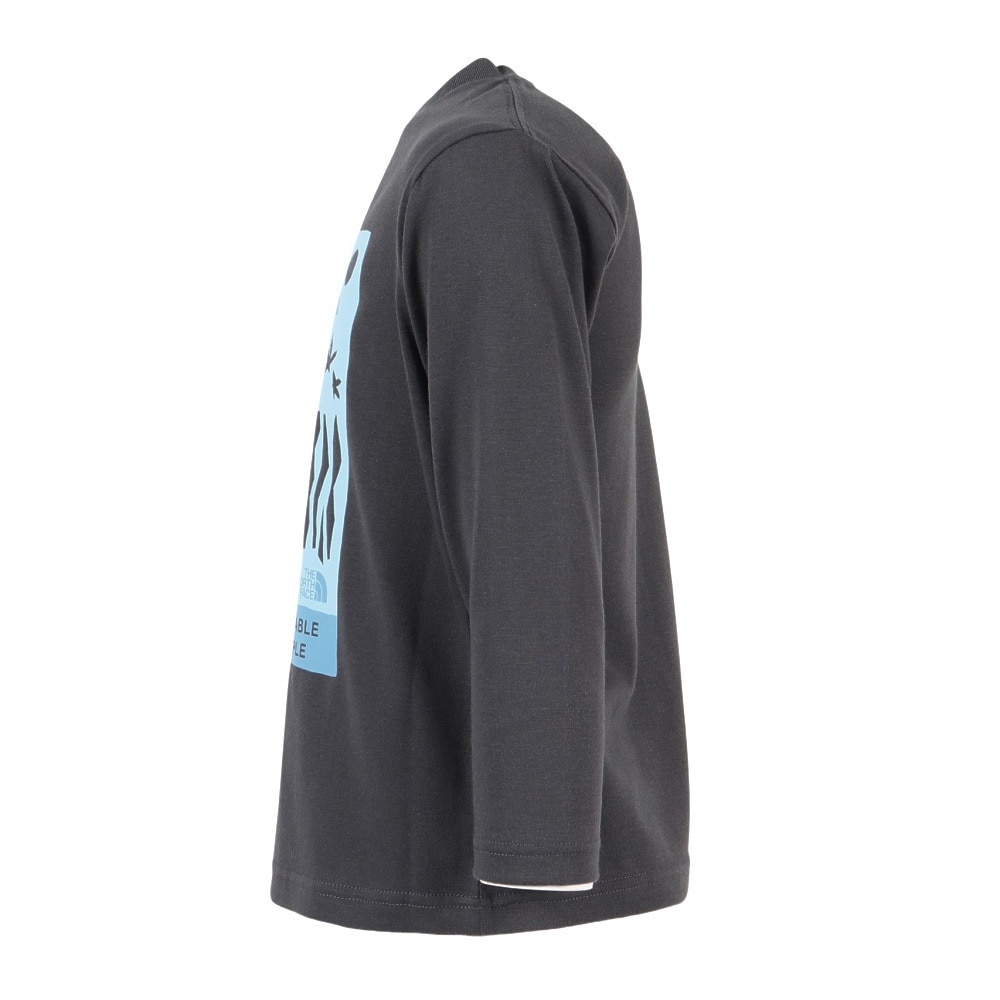 ザ・ノース・フェイス（THE NORTH FACE）（キッズ）ジュニア 長袖 ロングスリーブ シレトコトコティー SHIRETOKO TOKO T NTT82530ST AG UVカット