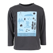 (キッズ)ジュニア 長袖 ロングスリーブ シレトコトコティー SHIRETOKO TOKO T NTT82530ST AG UVカット