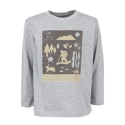 (キッズ)ジュニア 長袖 ロングスリーブ シレトコトコティー SHIRETOKO TOKO T NTT82530ST Z UVカット