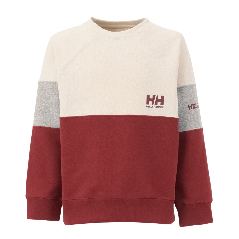 ヘリーハンセン（HELLY HANSEN）（キッズ）キッズ トライスウェットクルー スウェット トレーナー HJ32551 BI