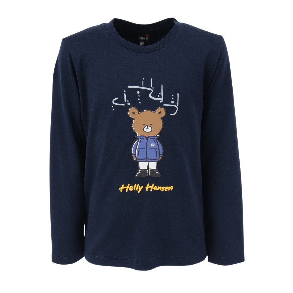ヘリーハンセン（HELLY HANSEN）（キッズ）ジュニア 長袖 ロンT HELLY BEAR AURORA HJ32561 ON