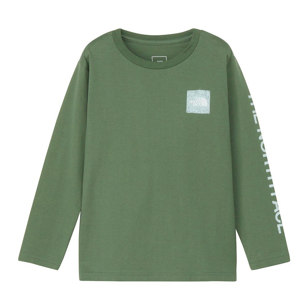 ザ・ノース・フェイス（THE NORTH FACE）（キッズ）長袖Tシャツ キッズ ロングスリーブ スリーブグラフィックTシャツ NTJ32537 DG