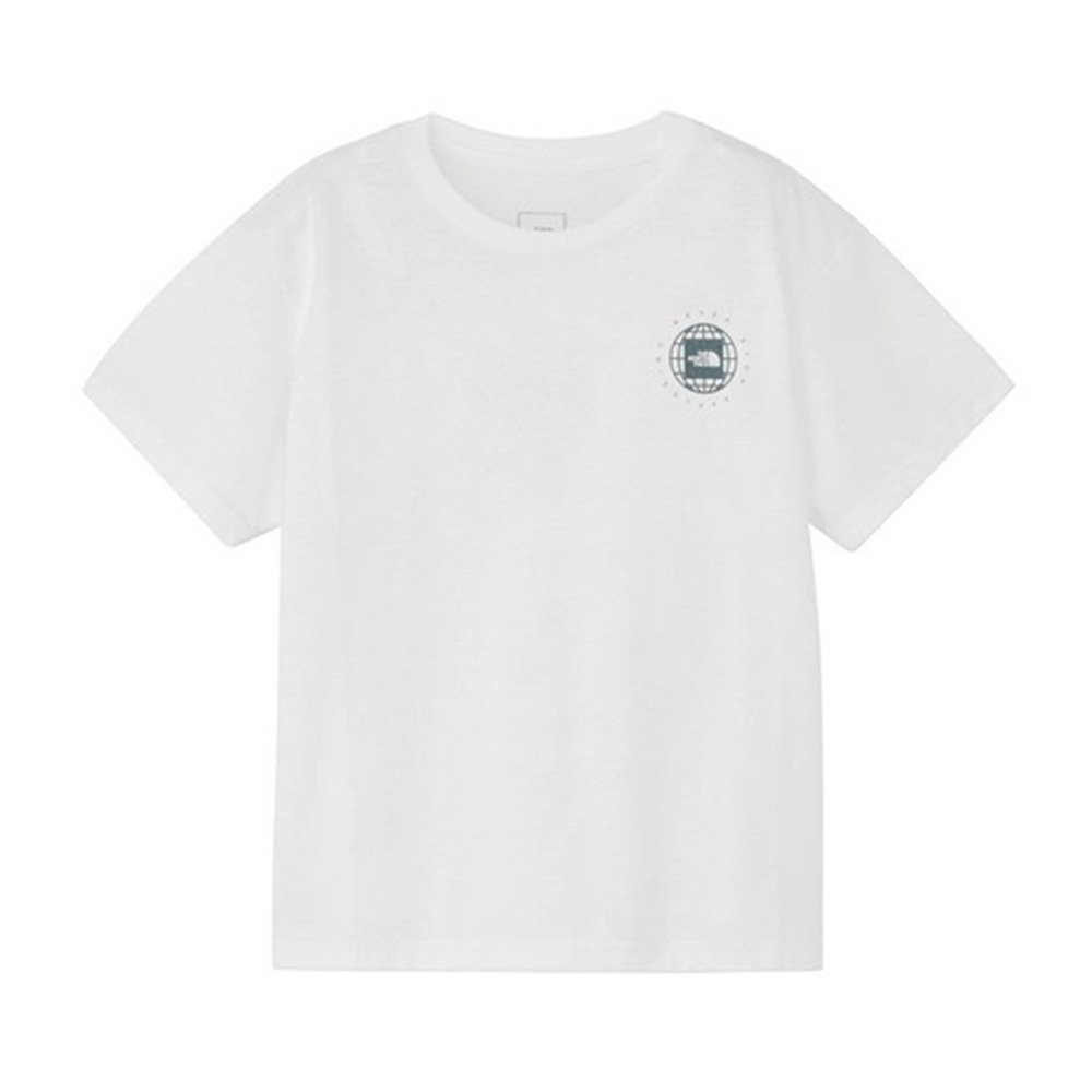 ジュニア 半袖 ジオスクエアロゴTシャツ NTJ32646 W 2