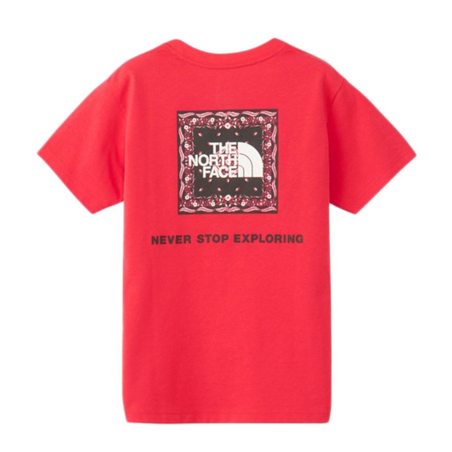 ショートスリーブ バンダナ スクェアロゴ半袖Tシャツ NTJ32546 HI