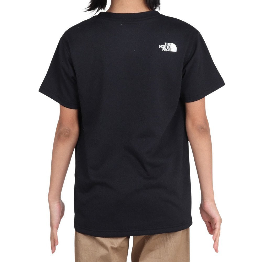 ジュニア ショートスリーブ ゲットモテッドグラフィック 半袖Tシャツ NTJ32575 K 速乾 4