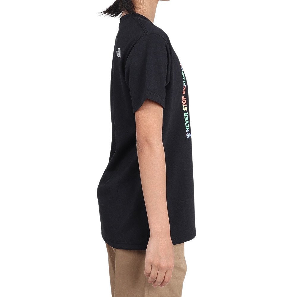 ジュニア ショートスリーブ ゲットモテッドグラフィック 半袖Tシャツ NTJ32575 K 速乾 5