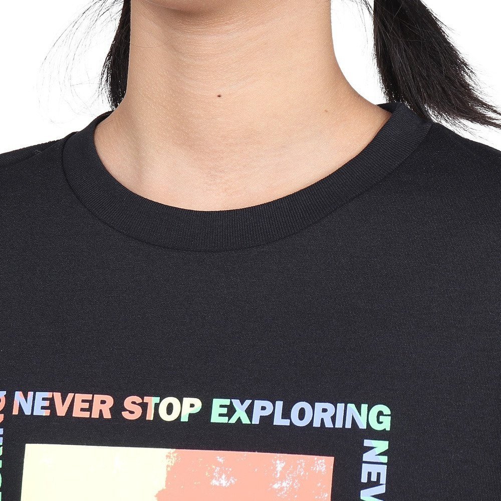 ジュニア ショートスリーブ ゲットモテッドグラフィック 半袖Tシャツ NTJ32575 K 速乾 6
