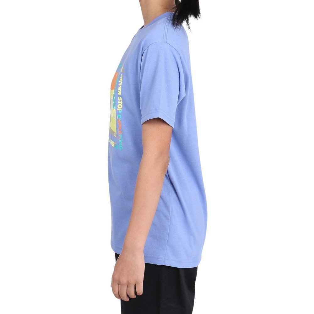 ジュニア ショートスリーブ ゲットモテッドグラフィック 半袖Tシャツ NTJ32575 VB 速乾 3