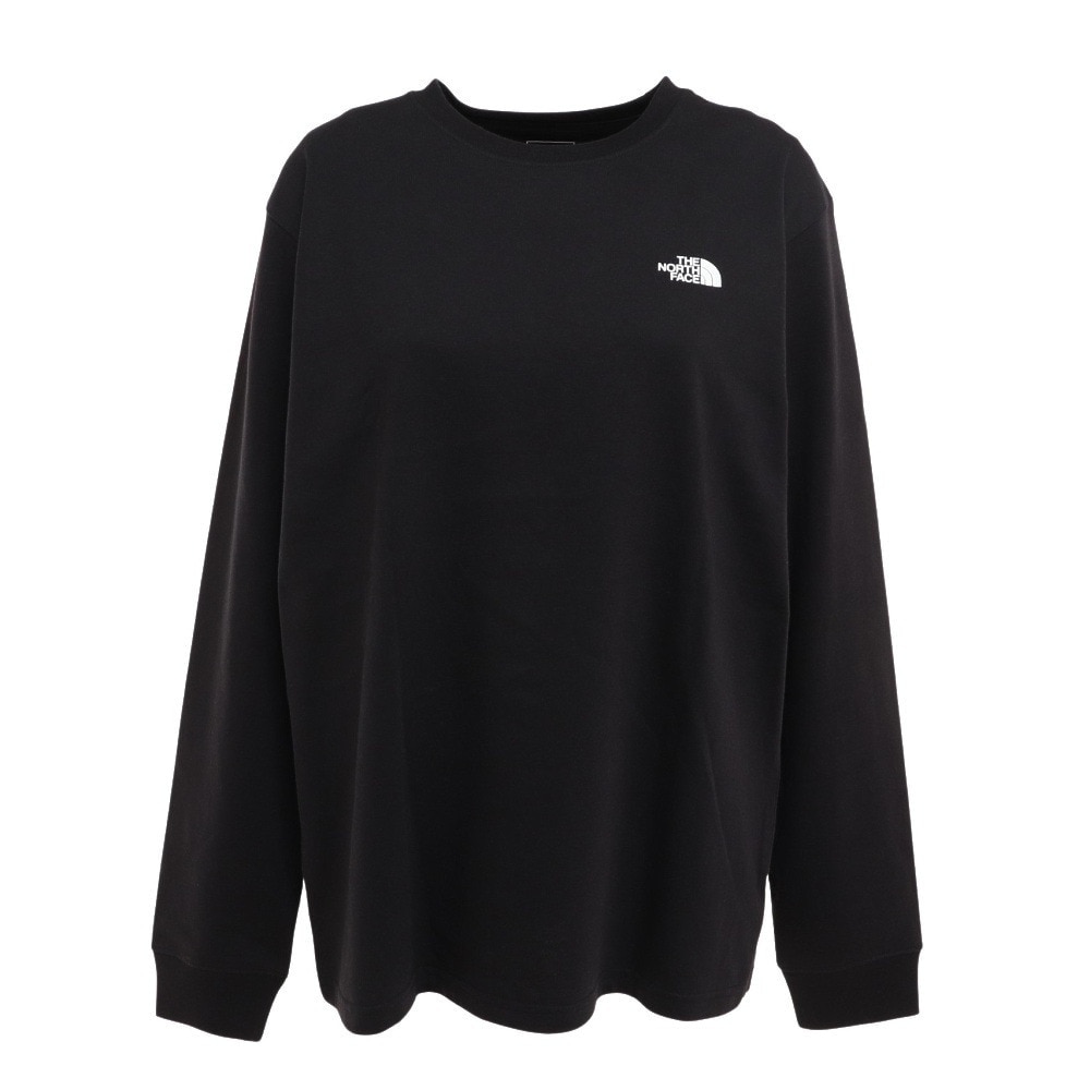 ノースフェイス｜長袖Tシャツ ロンT ロングスリーブバックスクエアロゴティー NTW82131 K - マリン、ウィンタースポーツ用品はヴィクトリア