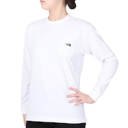 ノースフェイス（THE NORTH FACE）（レディース）長袖Tシャツ ロンT ロングスリーブ ポケットTシャツ NT82130X W