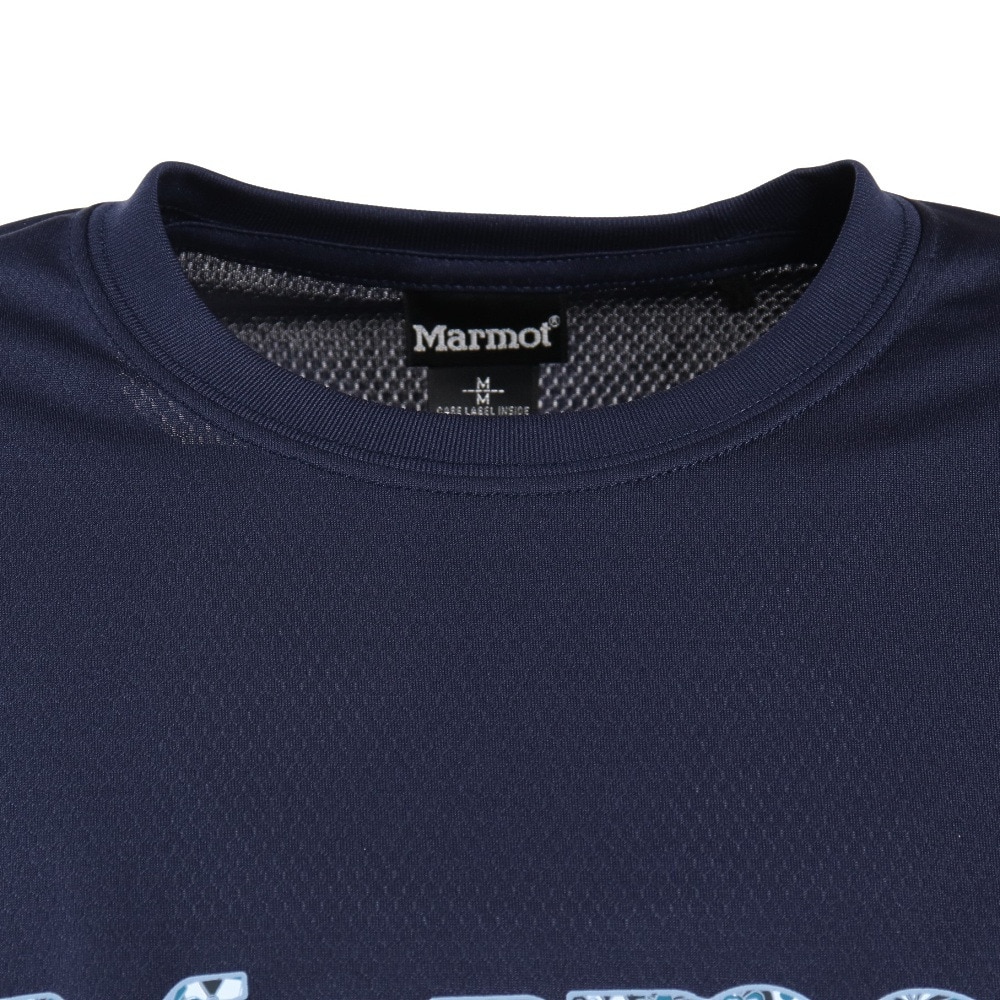 マーモット（Marmot）（レディース）長袖Tシャツ ロンT フラワーズロゴ TOWTJB92XB RNV ネイビー トップス ロゴT サイズS～LL