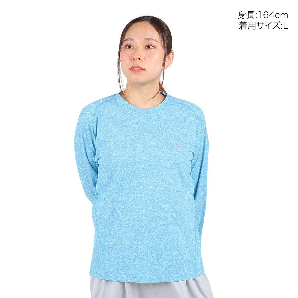 ロジャーエーガー（ROGER EGGER）（レディース）長袖Tシャツ ロンT VIATEXスムース RE2SUK562011BLU ブルー