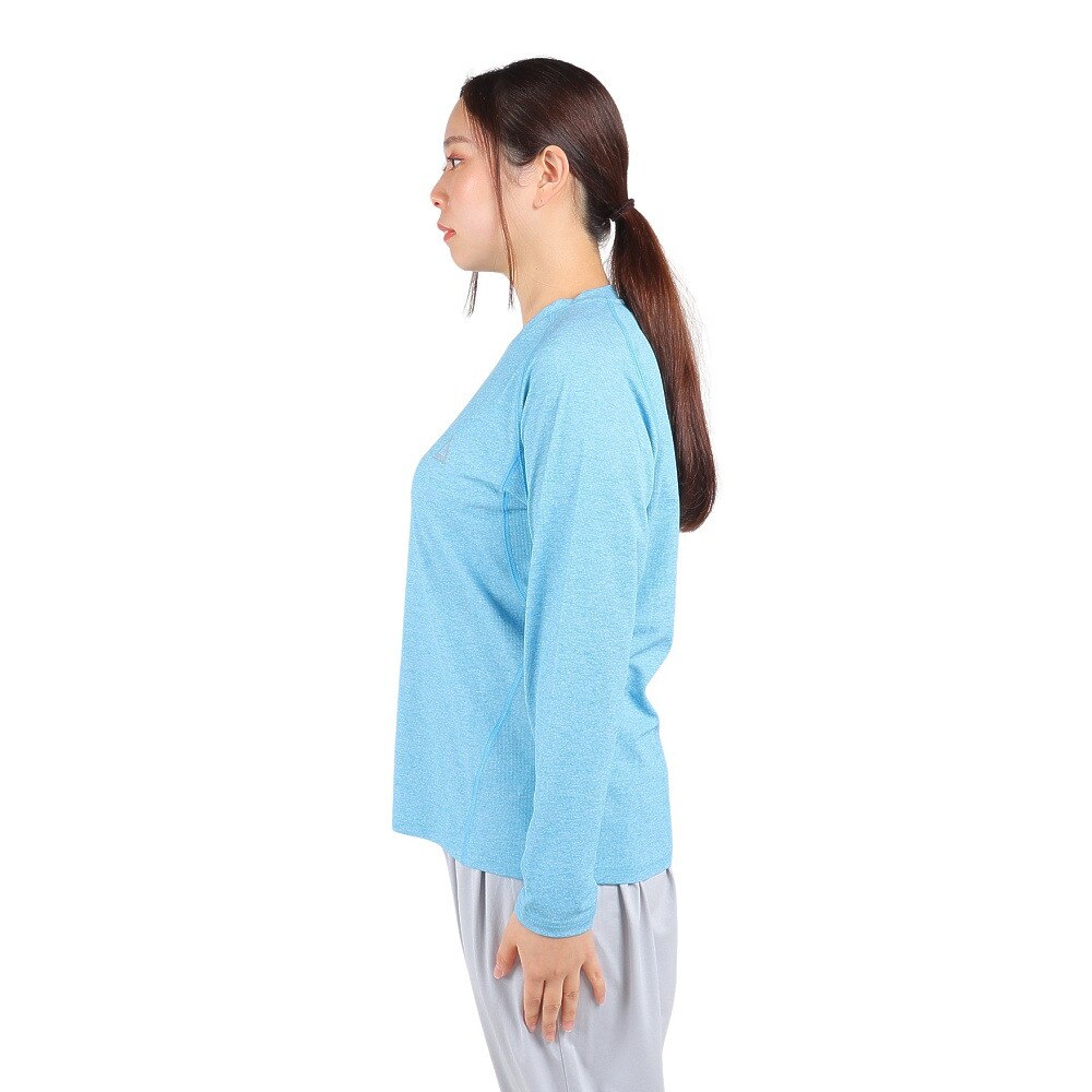 ロジャーエーガー（ROGER EGGER）（レディース）長袖Tシャツ ロンT VIATEXスムース RE2SUK562011BLU ブルー