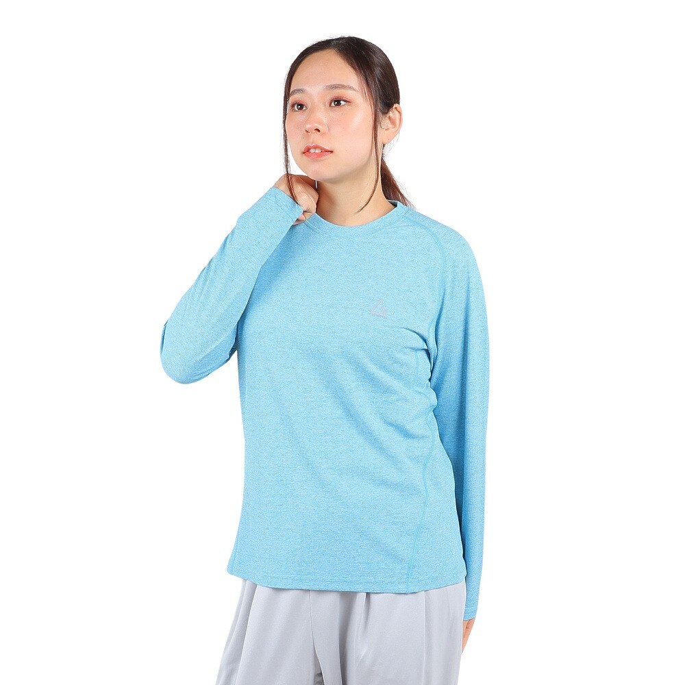 ロジャーエーガー（ROGER EGGER）（レディース）長袖Tシャツ ロンT VIATEXスムース RE2SUK562011BLU ブルー