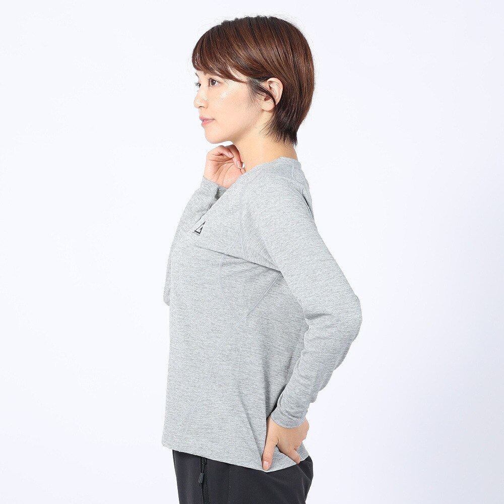 ロジャーエーガー（ROGER EGGER）（レディース）長袖Tシャツ ロンT VIATEXスムース RE2SUK562011GRY グレー