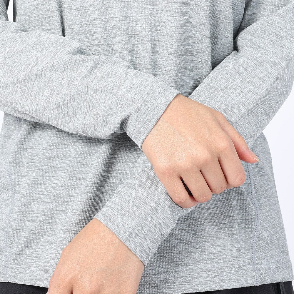 ロジャーエーガー（ROGER EGGER）（レディース）長袖Tシャツ ロンT VIATEXスムース RE2SUK562011GRY グレー