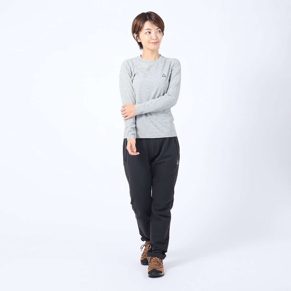 ロジャーエーガー（ROGER EGGER）（レディース）長袖Tシャツ ロンT VIATEXスムース RE2SUK562011GRY グレー