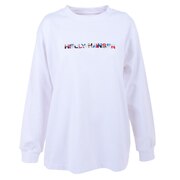 ヘリーハンセン（HELLY HANSEN）（レディース）長袖Tシャツ ロンT ロングスリーブ エンブロイダリーロゴTシャツ HE32333 CW ホワイト トップス 春