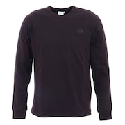 (レディース)長袖Tシャツ ロンT ロングスリーブヌプシコットンティー NTW82135 K ブラック アウトドア カジュアル