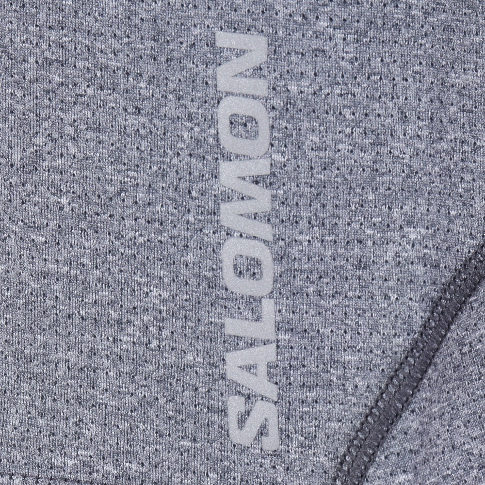 サロモン（SALOMON）（レディース）長袖Tシャツ CROSS RUN クロスラン LC2159000 グレー