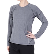 (レディース)長袖Tシャツ CROSS RUN クロスラン LC2159000 グレー