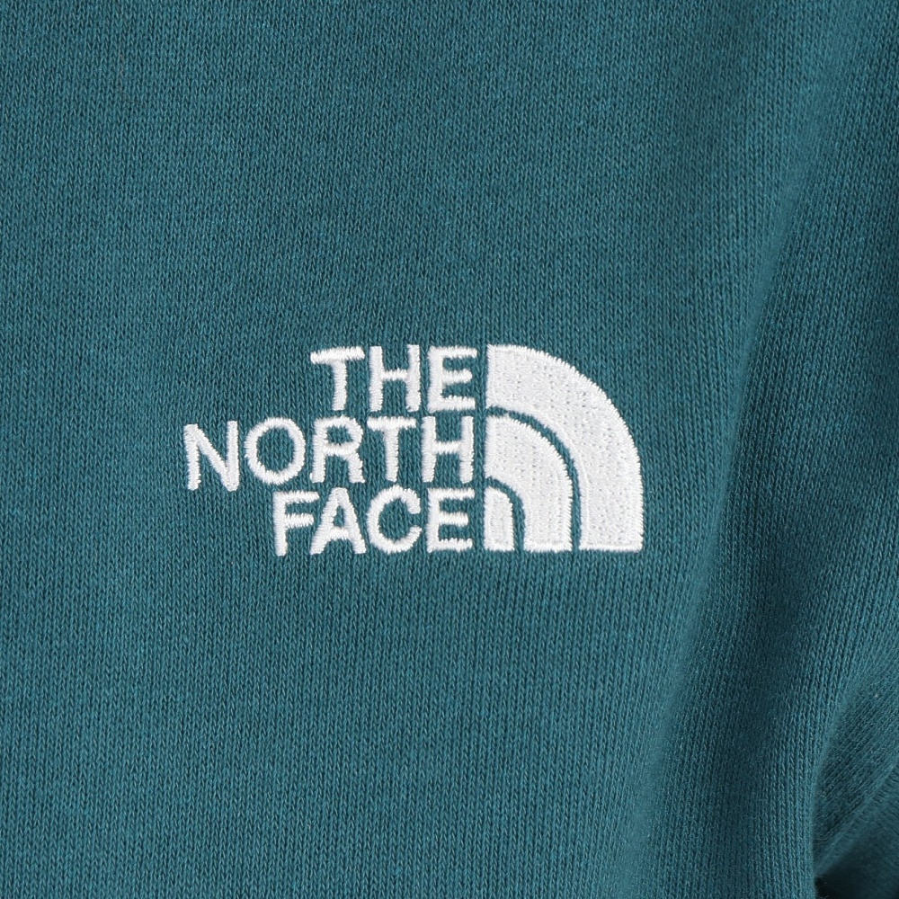 ザ・ノース・フェイス（THE NORTH FACE）（レディース）スウェット トレーナー 長袖 ロゴクルーネック NT62335X AE グリーン