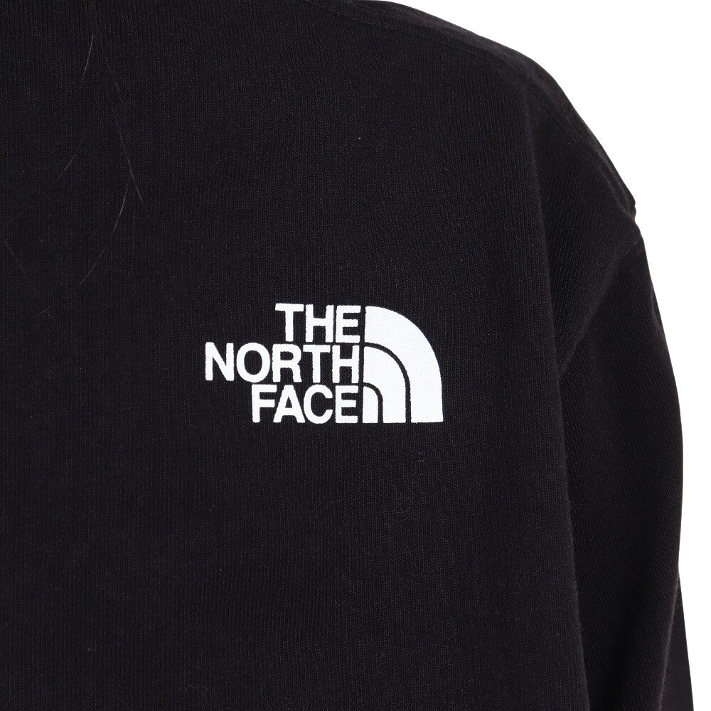 ノースフェイス（THE NORTH FACE）（レディース）長袖Tシャツ ロンT ロングスリーブ フラワーロゴ NT82332 K ブラック